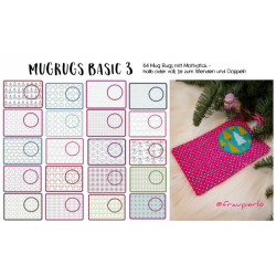 Stickserie ITH - Mug Rugs Basic 3